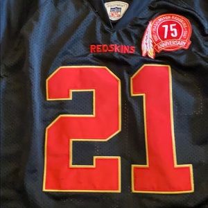 Sean Taylor jersey black. Stitched patches.